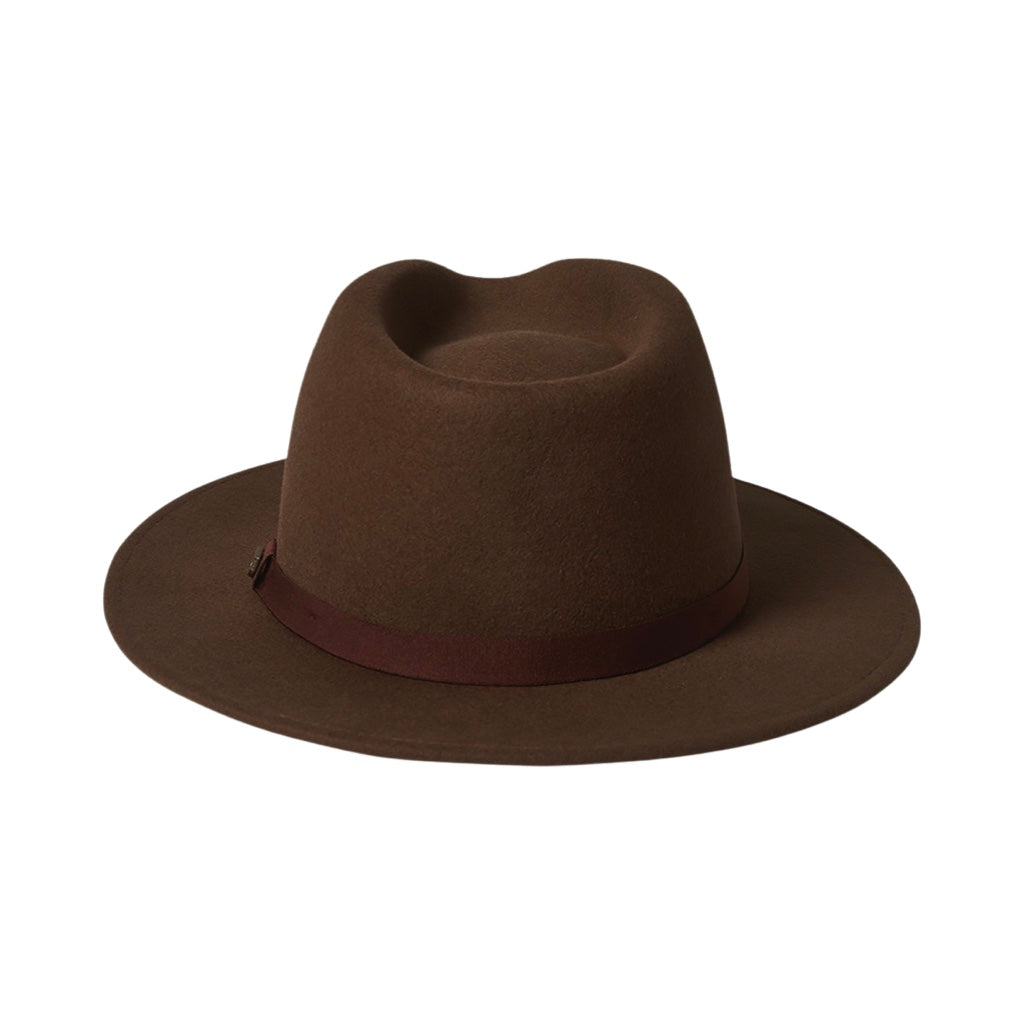 Brixton Messer Packable Fedora - Dark Earth