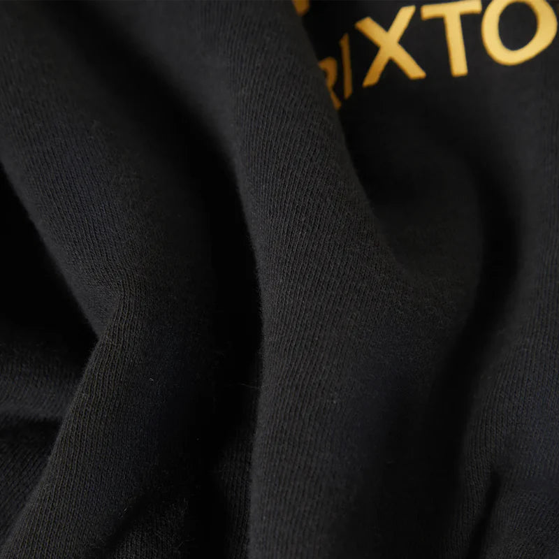 Brixton x Ford Built Tough Fleece Hoodie - Burnt Rubber