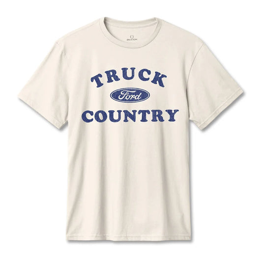 Brixton Women's Ford Truck Country Oversized B Tee - Wimbleton White