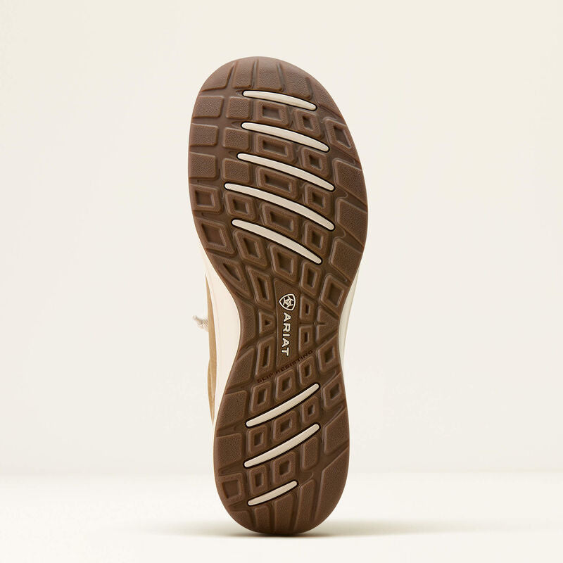 Ariat Men's Buckeye Waterproof Shoe - LIGHT TAN|NATURALLY DISTRESSED CROC PRINT