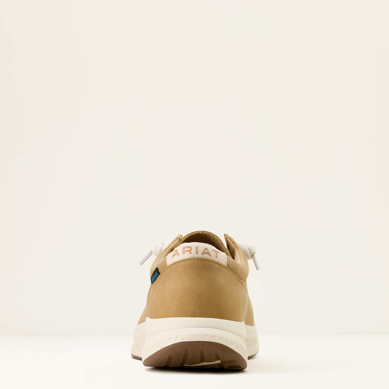 Ariat Men's Buckeye Waterproof Shoe - LIGHT TAN|NATURALLY DISTRESSED CROC PRINT