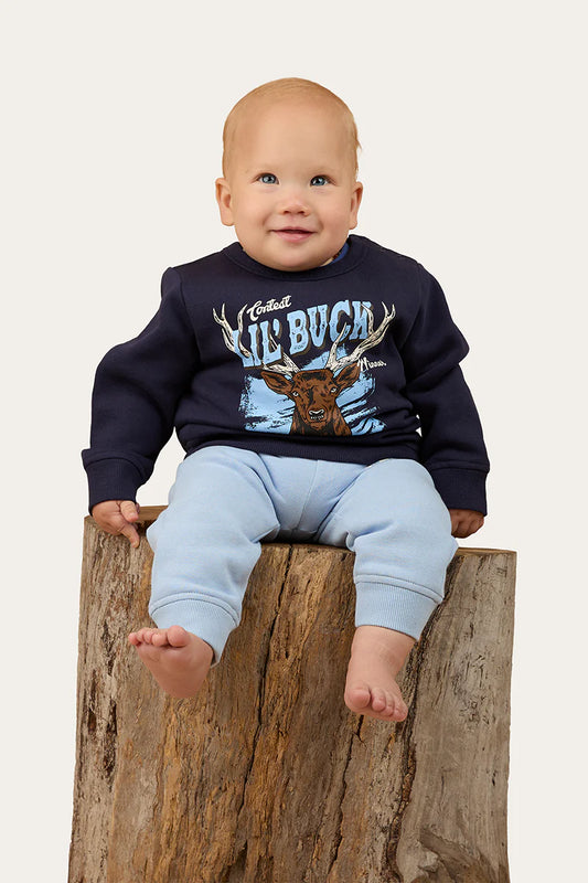 Ringers Western Buckie Babes Babies Fleece Pullover - Navy