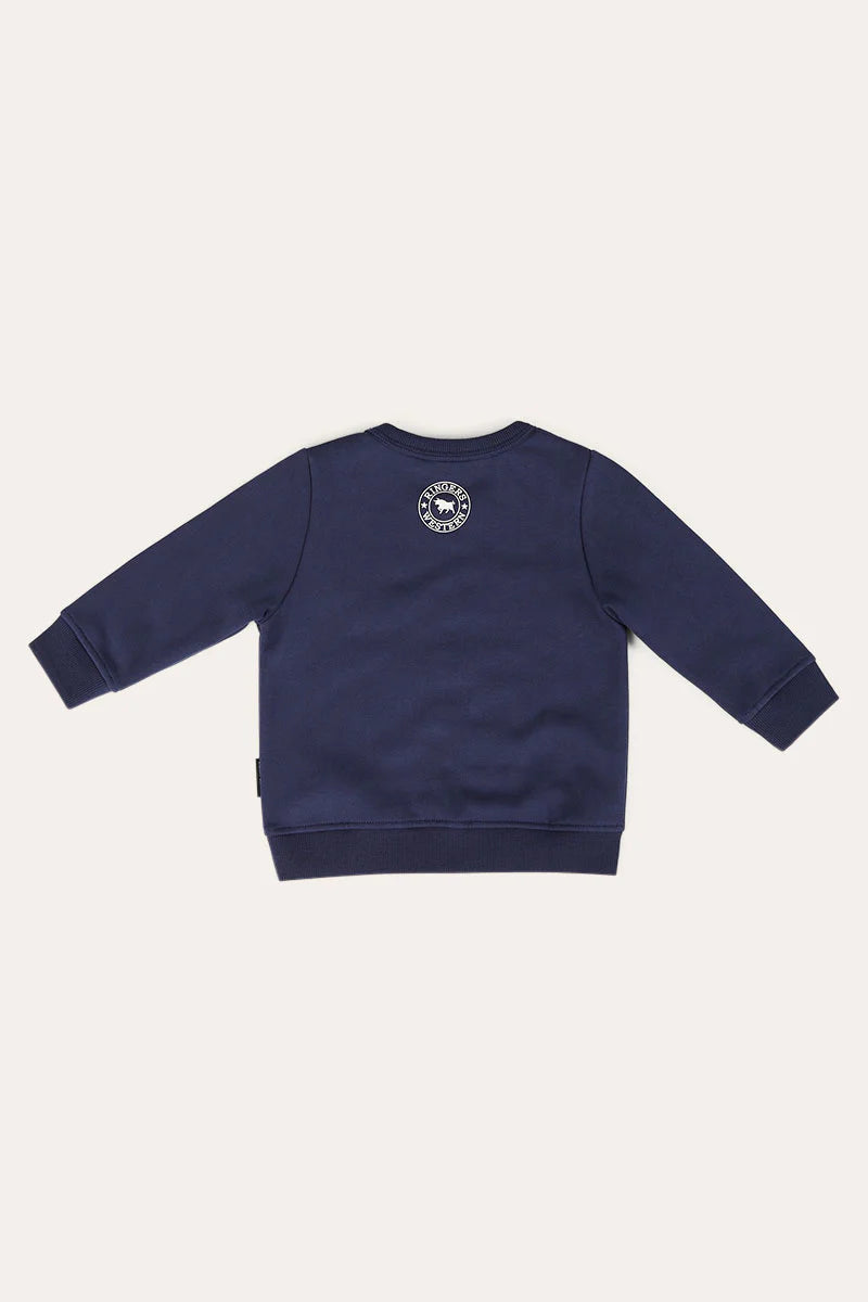 Ringers Western Buckie Babes Babies Fleece Pullover - Navy