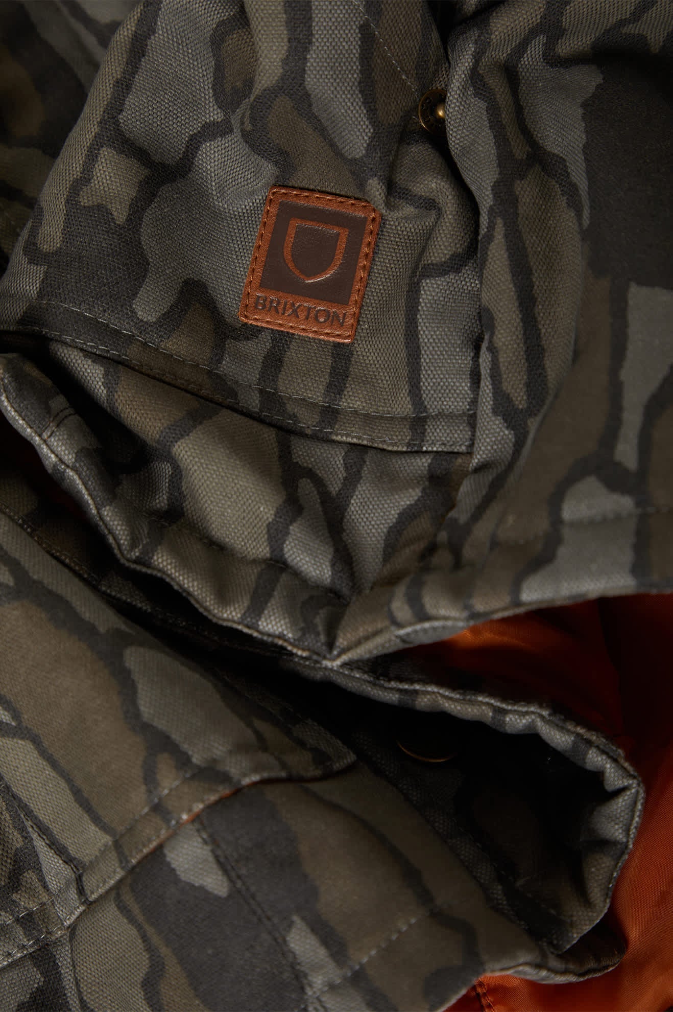 Brixton Men's Builders Ranch Jacket - Bark Camo