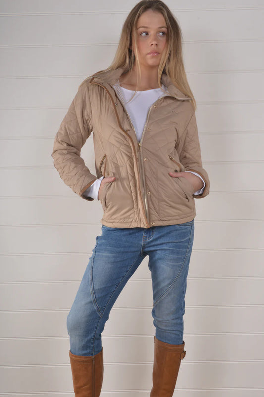 BullRush Clothing  Caviar Jacket- Taupe