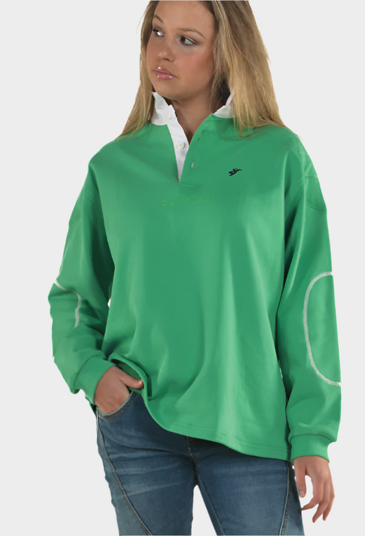 Bullrush Ladies Padded Patch Rugby 23 (Green)