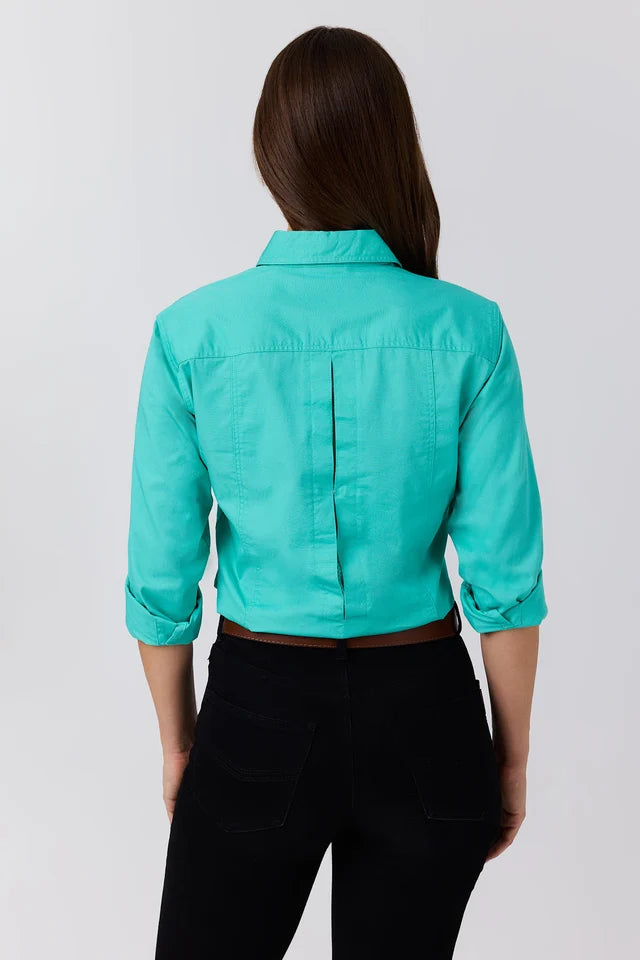 Ringers Western Womens Burdekin River Semi Fitted Full Button Workshirt