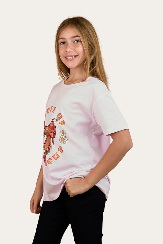 Ringers Western Girls Buttercup Classic Fit T-Shirt - Barely Pink