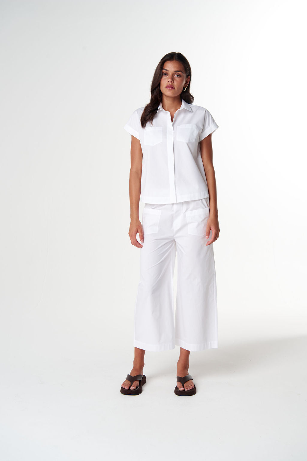 Goondiwindi Cotton Chill Cotton Cap Sleeve Shirt