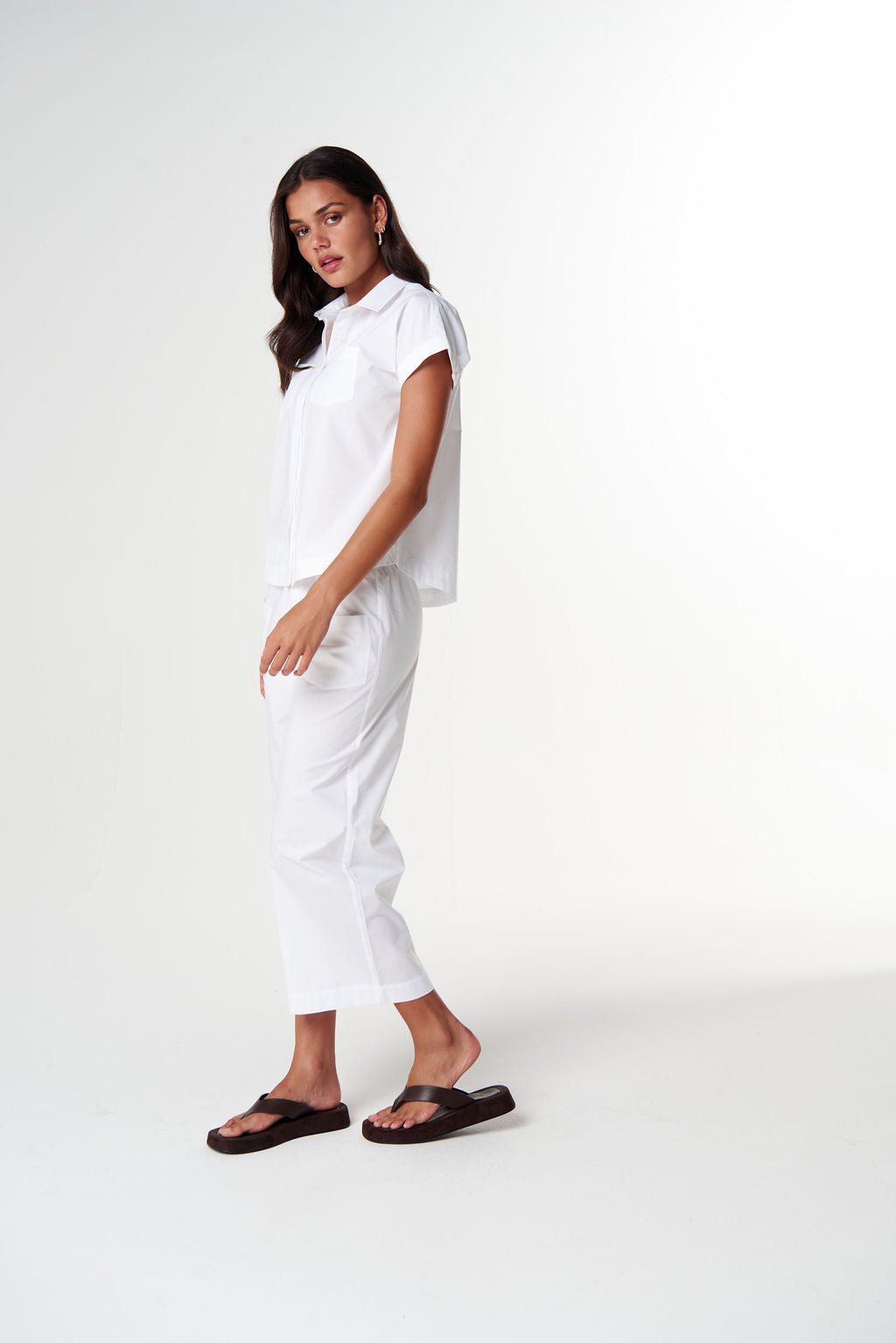 Goondiwindi Cotton Chill Cotton Cap Sleeve Shirt