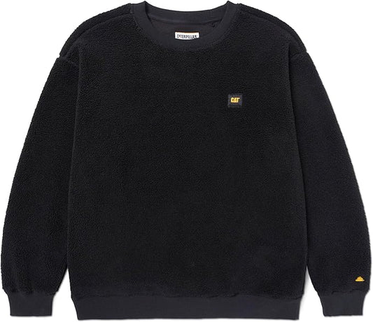 CAT Workwear Men's Sherpa Crewneck - Black
