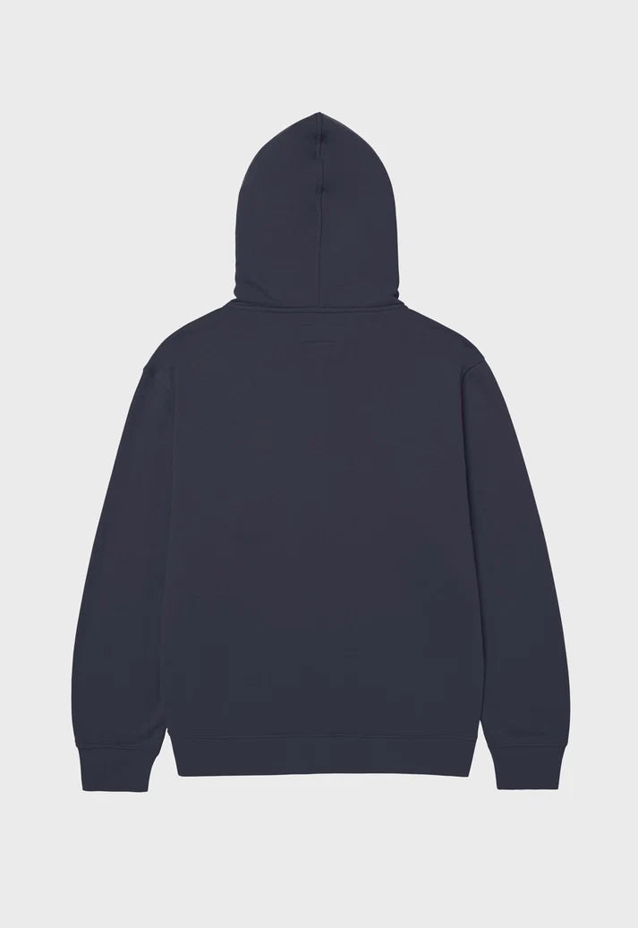CAT Patch Fleece Full Zip Hoodie - Inkwell