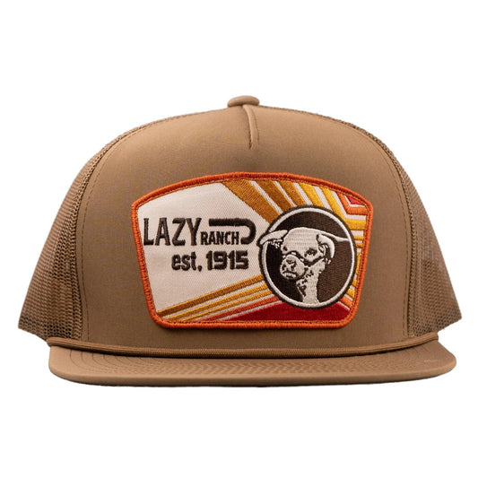 Lazy J Ranch Coyote Brown Daybreak Classic Rope Trucker Hat