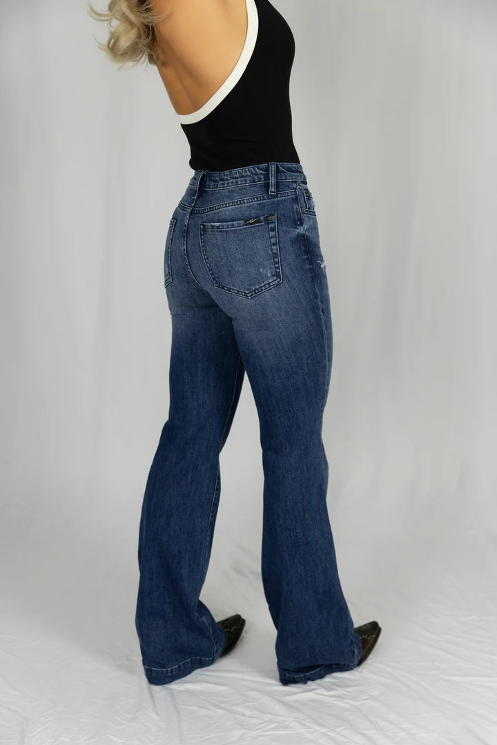 CC Western Signature Riley Trouser Jean - Dark wash