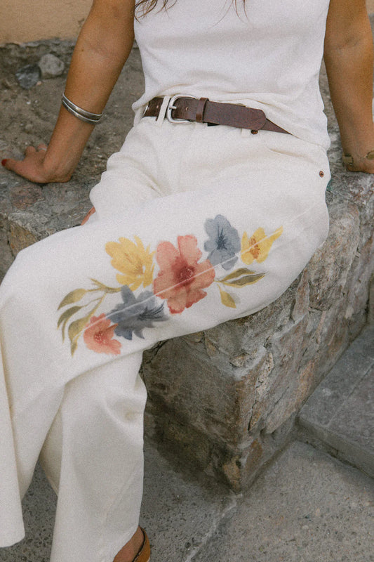 Brixton The Chloe 5 Pocket Pant - Off White