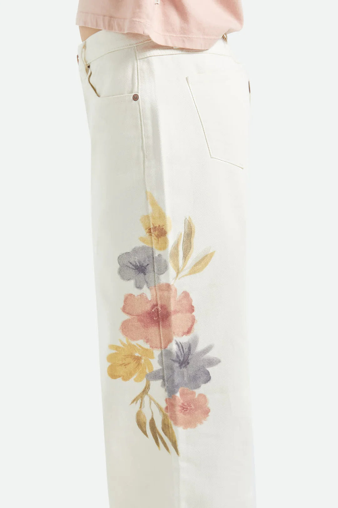 Brixton The Chloe 5 Pocket Pant - Off White
