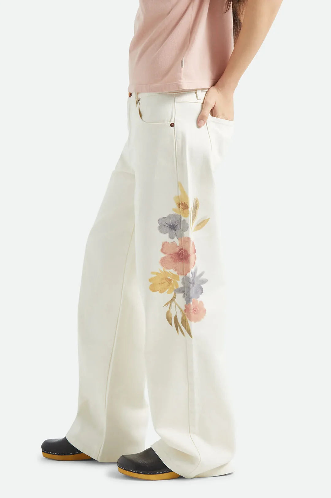 Brixton The Chloe 5 Pocket Pant - Off White