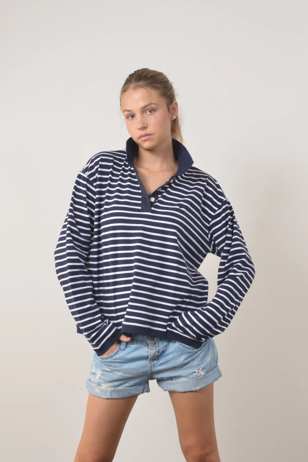 Bullrush Unisex Coast Top - Navy