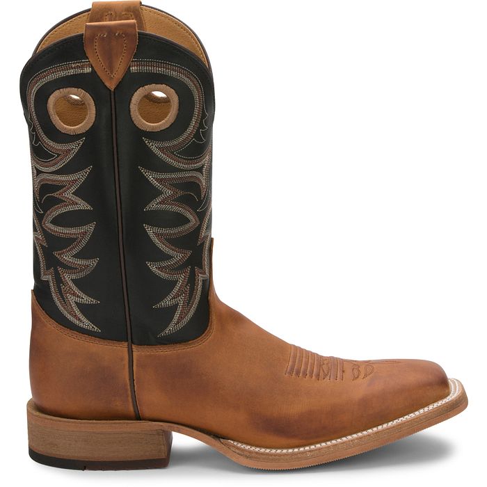 Justin Men's Caddo 11" Western Boot - Copper Brown