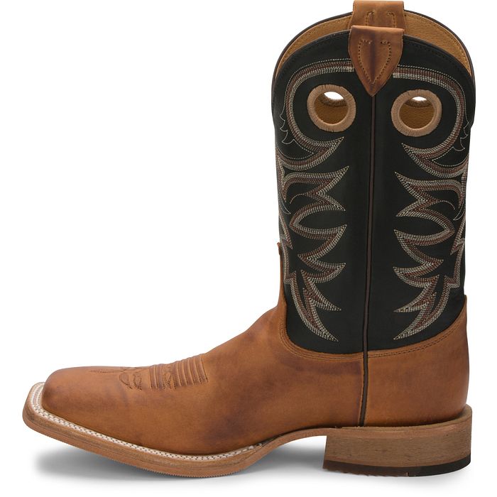 Justin Men's Caddo 11" Western Boot - Copper Brown