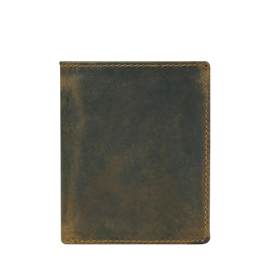Cenzoni Leather Men's Wallet - Camel - ZGW8120CAM