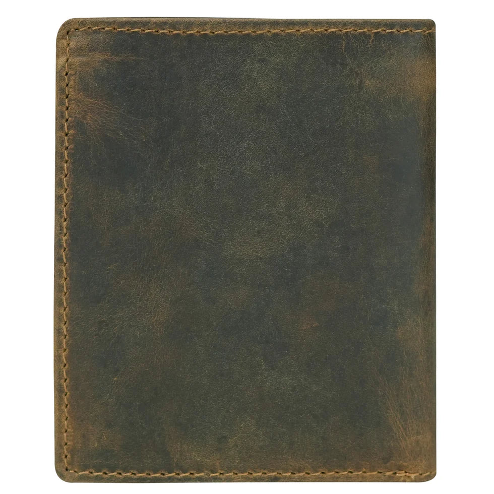 Cenzoni Leather Men's Wallet - Camel - ZGW8120CAM