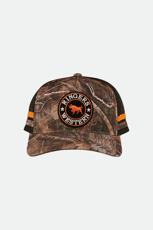 Ringers Western McCoy Trucker Cap - Camo / Orange