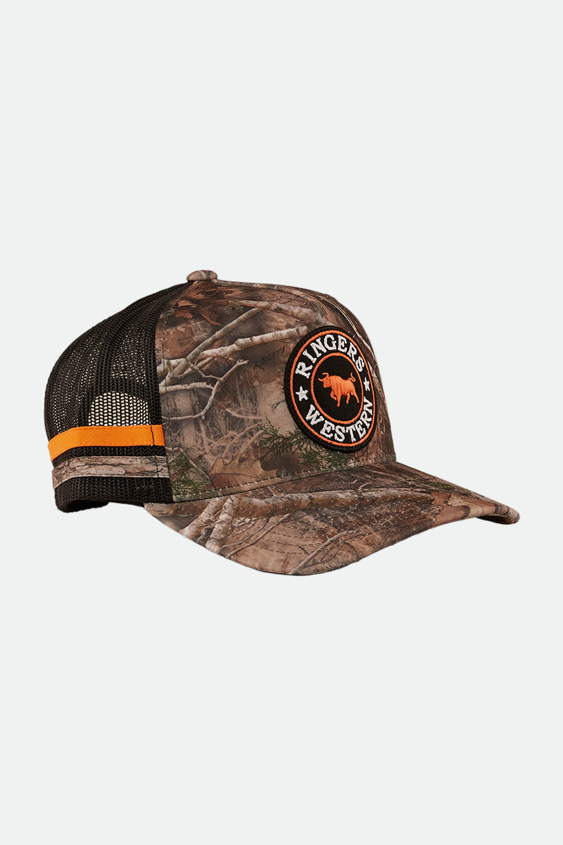 Ringers Western McCoy Trucker Cap - Camo / Orange