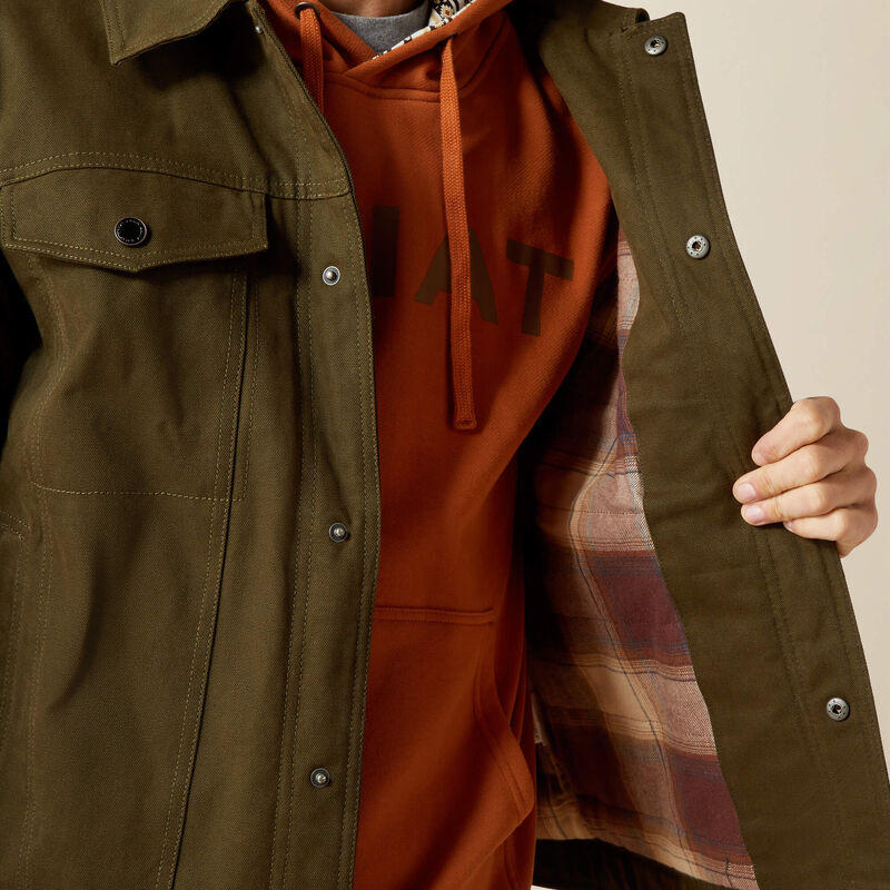 Ariat Men's Canvas Rancher Jacket - Desert Sand/Khaki