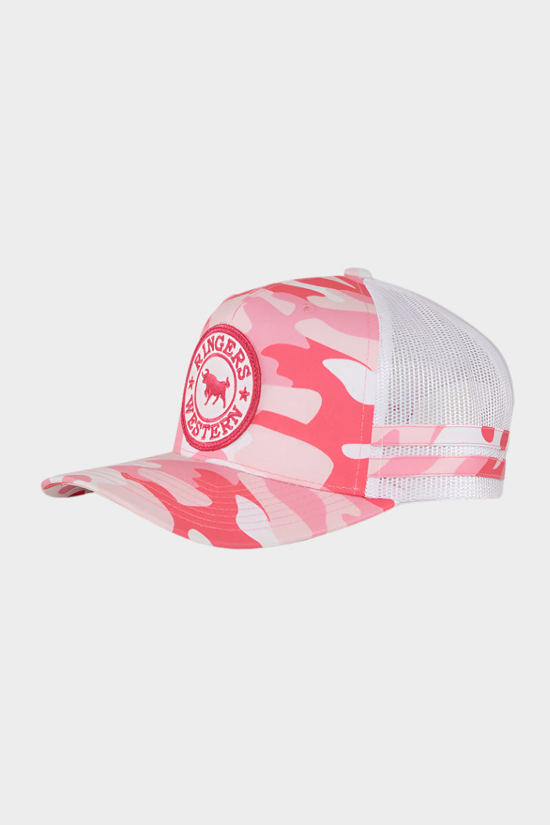Ringers Western Kids McCoy Trucker Cap - Pink Camo