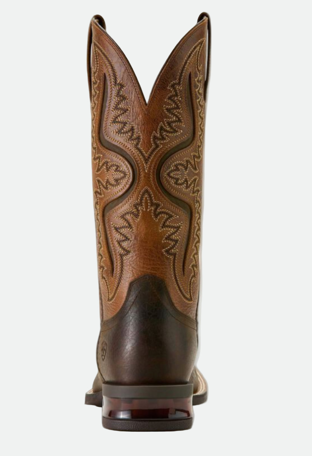 Ariat Men's Captivate Wide Square Toe Cowboy Boot - Dark Brown/Peanut Butter