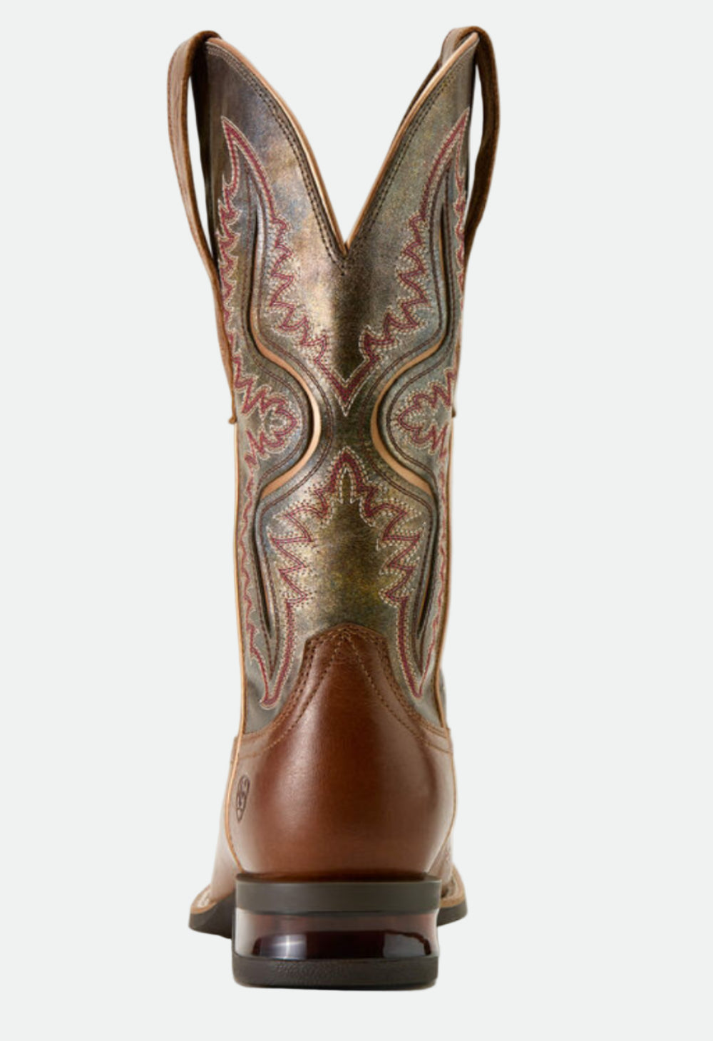 Ariat Women's Captivate Wide Square Toe Western Boot - DarkTan|Titanium