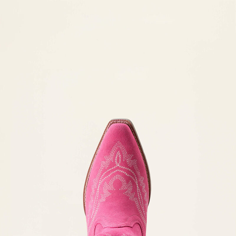 Ariat Youth Casanova Western Boot - Haute Pink Suede