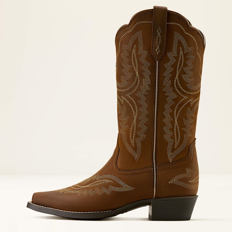 Ariat Youth Casanova Western Bootie - DISTRESSED BROWN