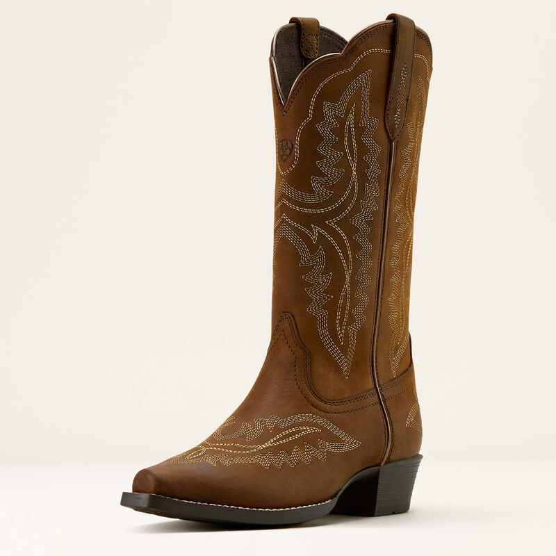Ariat Youth Casanova Western Bootie - DISTRESSED BROWN