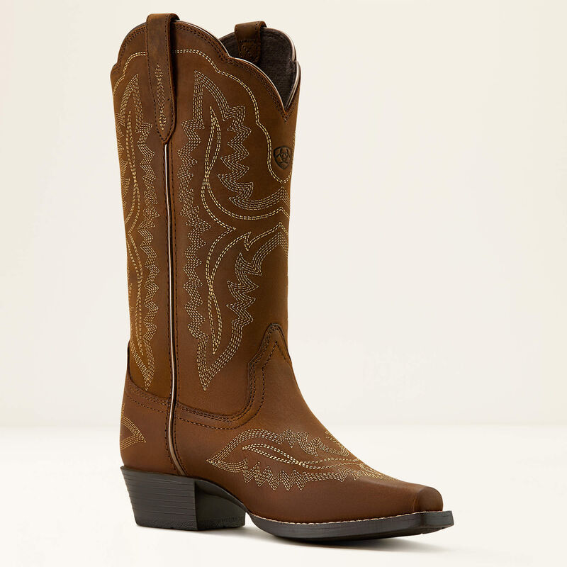Ariat Youth Casanova Western Bootie - DISTRESSED BROWN