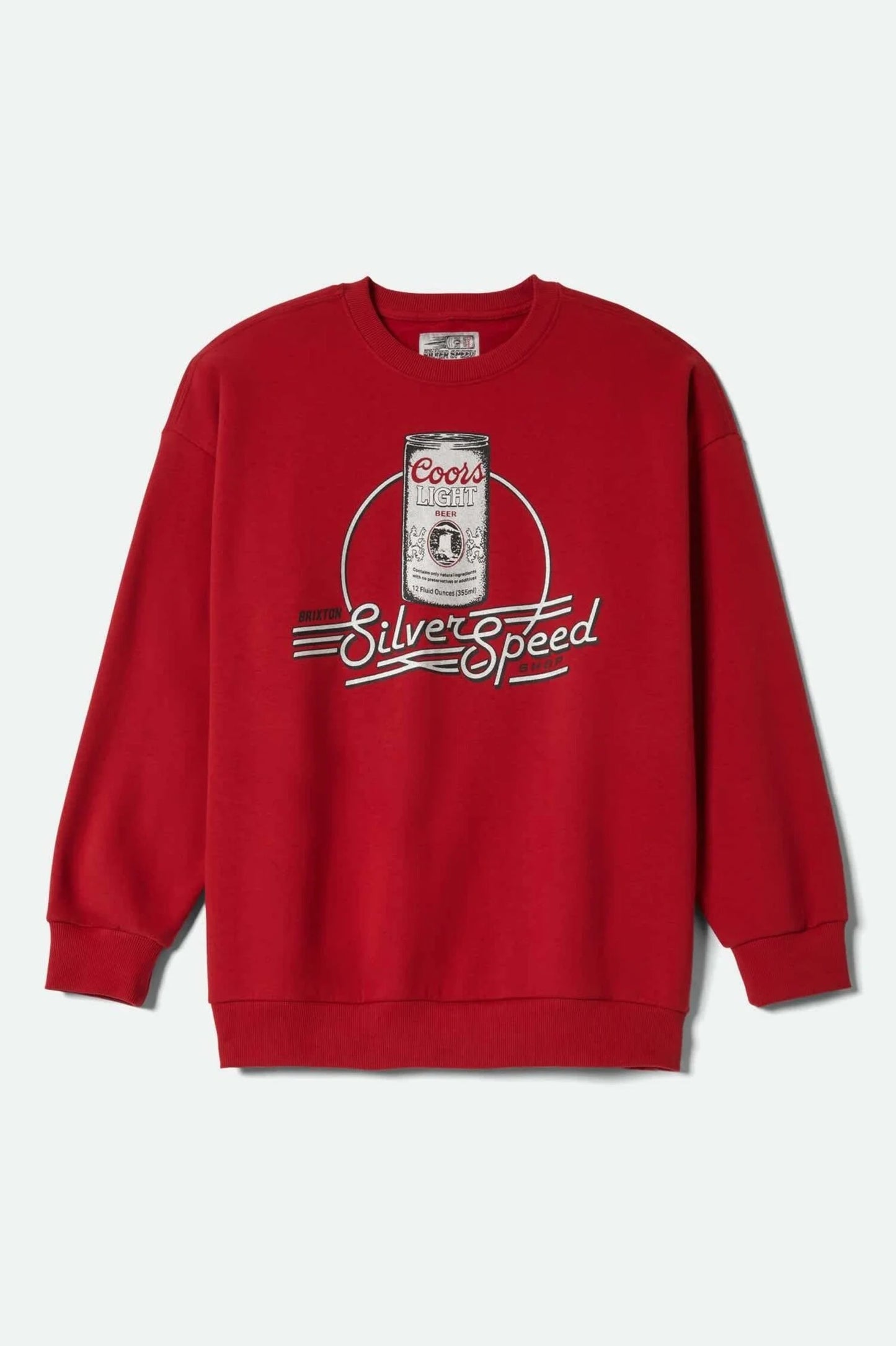 Brixton Women's Coors Light Caster Crew Fleece - Coors Red