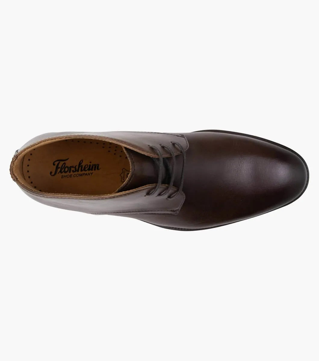 Florsheim Chadwick Plain Toe Chukka Boot - Brown Calf