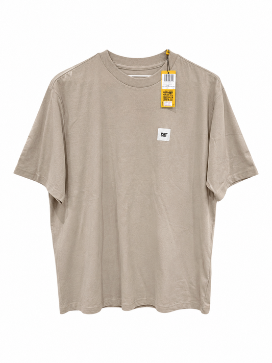 CAT Relaxed Washed Label Tee - Hazelwood