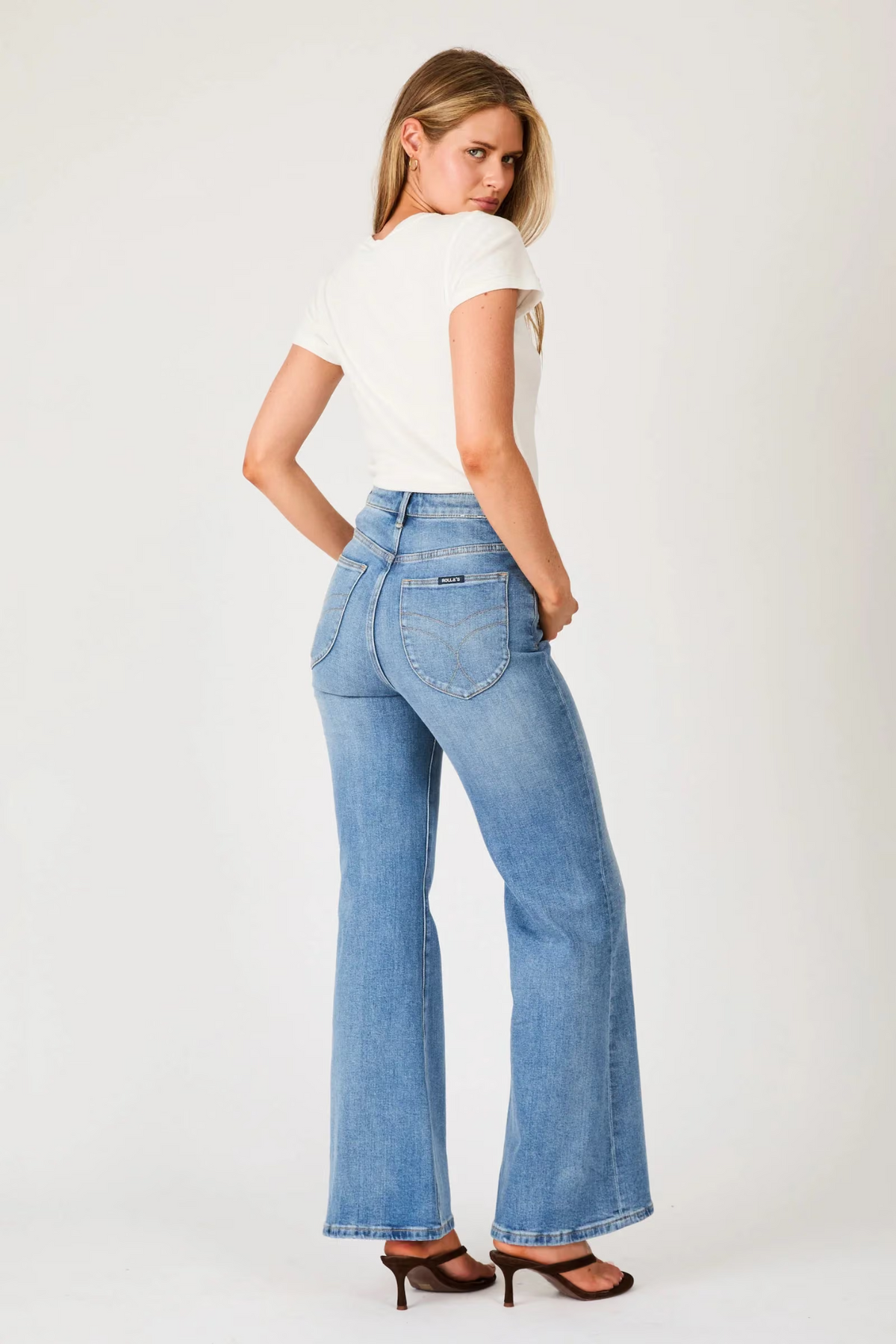 Rolla's Eastcoast Flare Jeans - Rosebowl