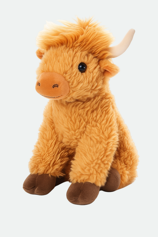 The Petting Zoo HighLand Cow Blonde 12" (28cm)