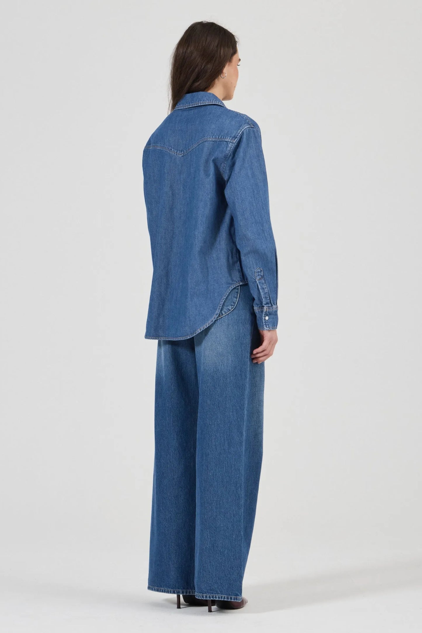Rolla's Chelsea Denim Shirt - Vintage Indigo
