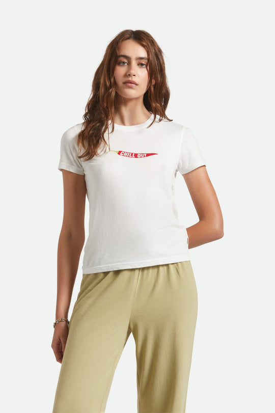 Brixton Women's Chill Out Fitted Crew T-Shirt