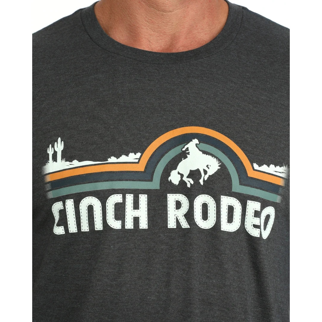 Cinch Men's Navy Heather Graphic Tee