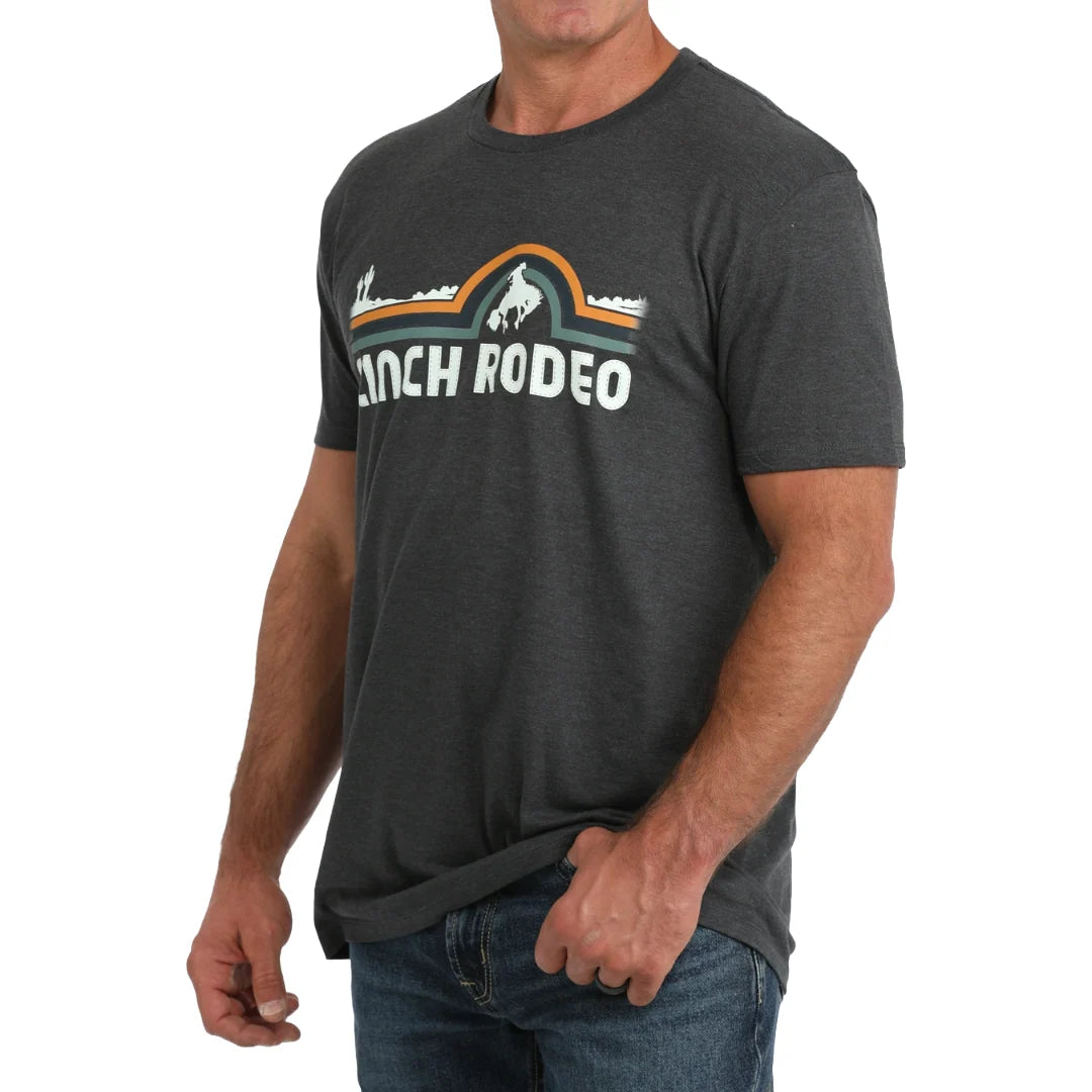 Cinch Men's Navy Heather Graphic Tee