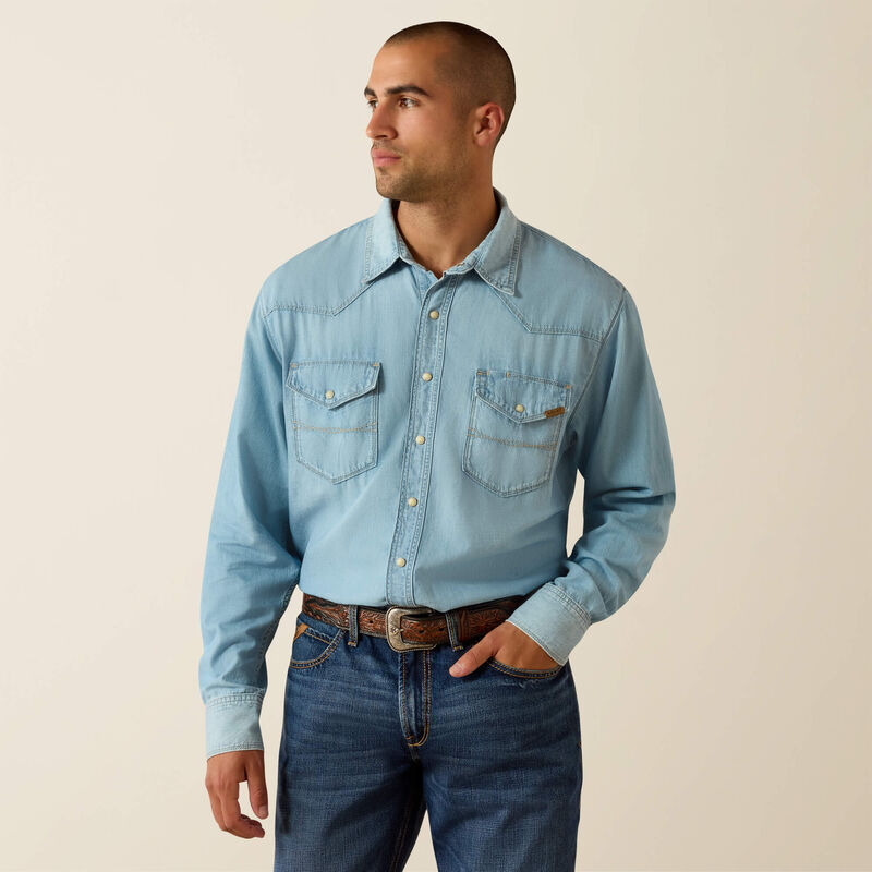 Ariat Men's Classic Cowboy Shirt - Denim