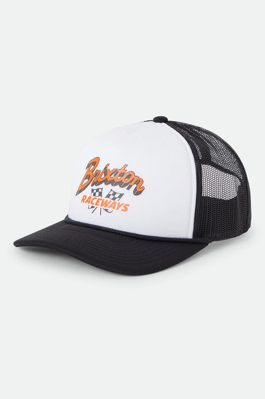 Brixton Unisex Clemont Trucker Hat - Black/White