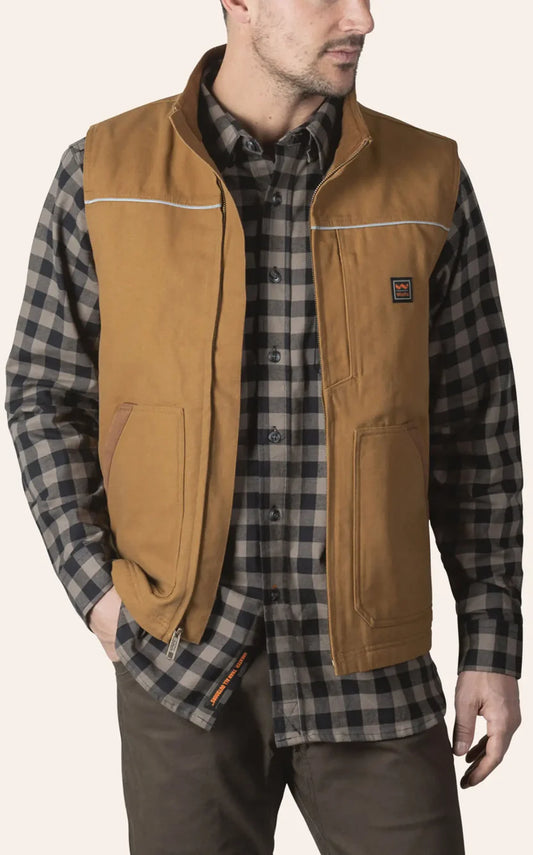 Walls Coleman Sherpa-Lined DWR Duck Work Vest