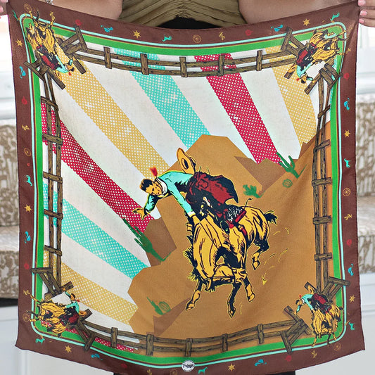 Fringe Scarves Comic Cowboy