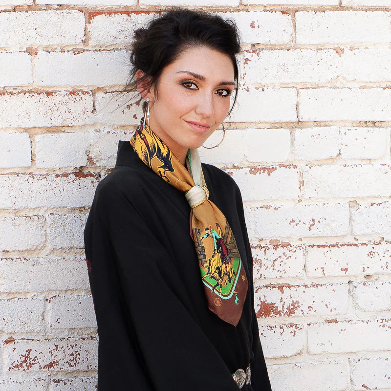 Fringe Scarves Comic Cowboy